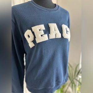 Tory Sport Blue and White Sweatshirt Bold Statement